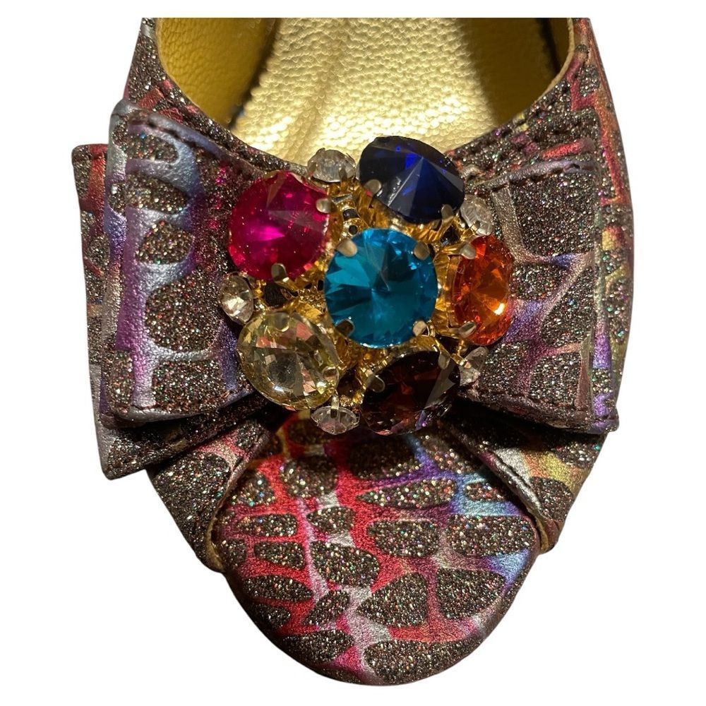 Bruno Giordano Multicolor Designer Women's Bag and Shoe Set. Sz 40 - Picture 12 of 14